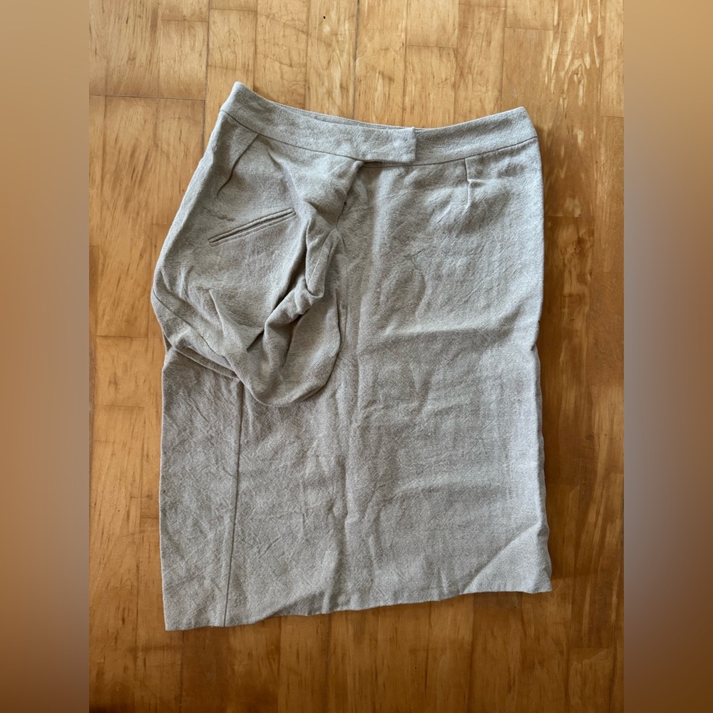 Marni asymmetrical skirt in linen